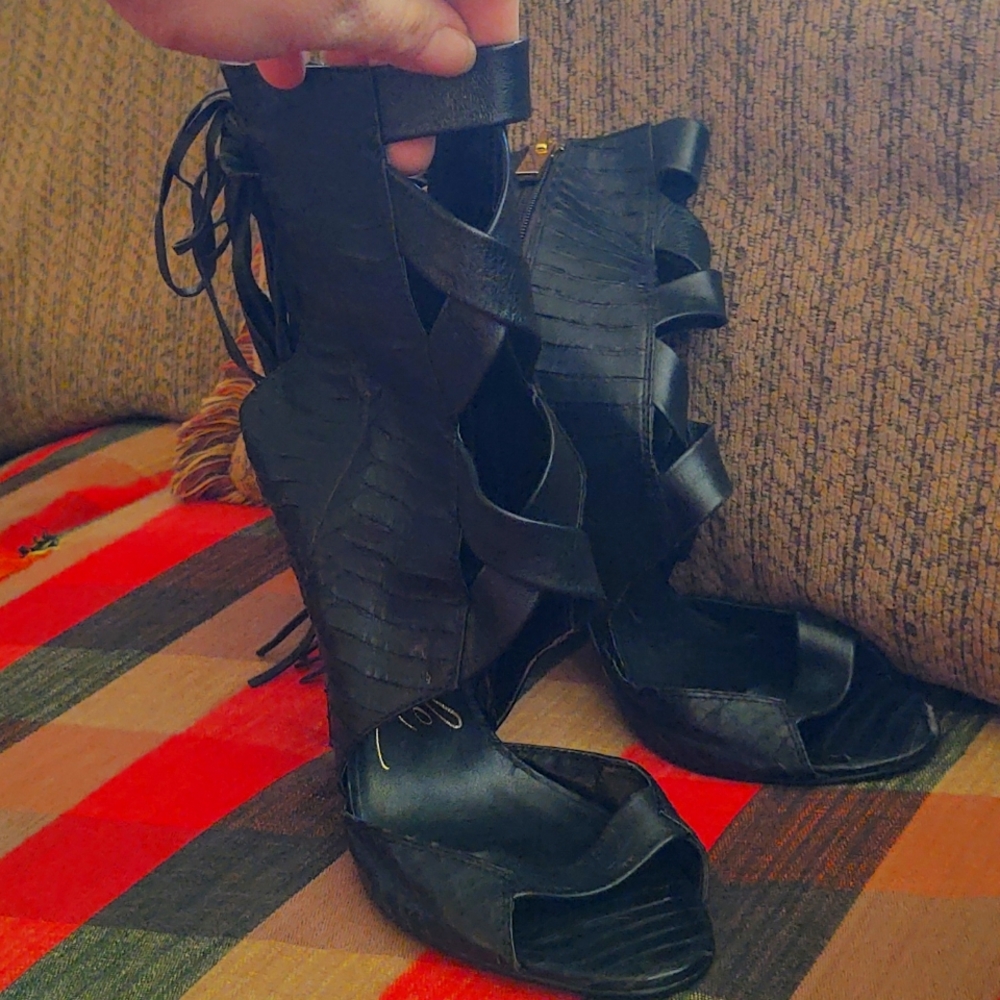 Lust for Life Black Stiletto Heals